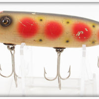 Florida Fishing Tackle Mfg Co White With Red, Yellow & Black Spots No. 35 Surface