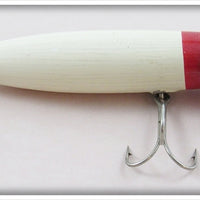 Vintage Paw Paw Red Head White Bass Seeker Lure