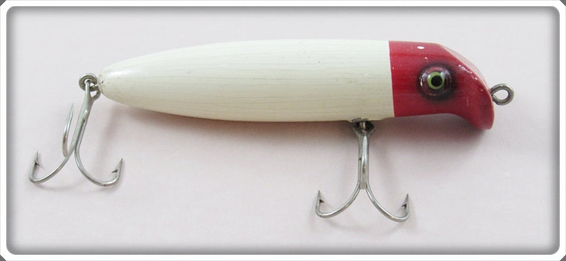 Vintage Paw Paw Red Head White Bass Seeker Lure