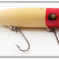 Vintage South Bend Red Head White Better Bass Oreno Lure