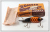 Bomber Bait Co Orange Black Ribs 49er Model 600 In Box