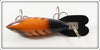 Bomber Bait Co Orange Black Ribs 49er Model 600 In Box