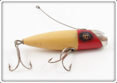 Vintage South Bend Red Head White Fish Oreno Lure 953 RH