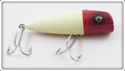 Vintage Paw Paw Red Head White Groove Head Bass Seeker Lure