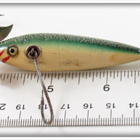 Pflueger Green Crackleback Jersey Rigged Neverfail Minnow