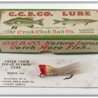 Vintage Creek Chub Chub Finish Fly Rod Pop It Lure In Box