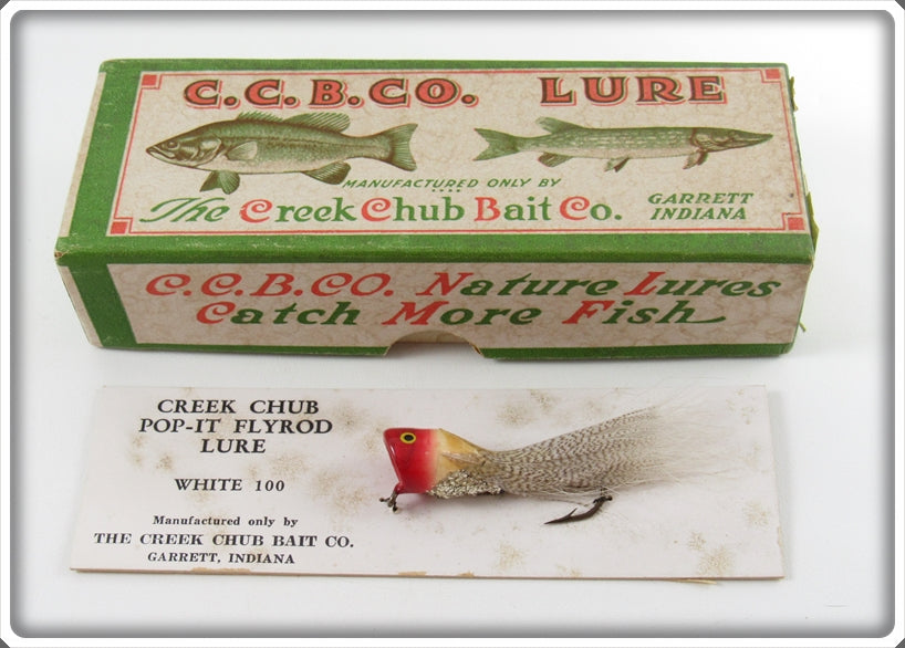 Vintage Creek Chub Chub Finish Fly Rod Pop It Lure In Box