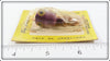 Arbogast Purple Scale Fly Rod Hula Popper On Card