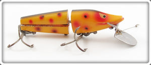 Vintage Heddon Spotted Orange Scissor Tail Lure 9830 SO Lure