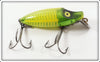 Heddon Spook Glow Green With Yellow Shore River Runt Lure SG 9110 XGY