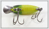 Heddon Spook Glow Green With Yellow Shore River Runt SG 9110 XGY