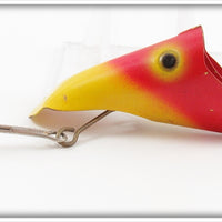 Vintage Joseph J Wittman Yellow Red Head Salmon Lure