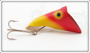 Vintage Joseph J Wittman Yellow Red Head Salmon Lure