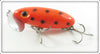 Arbogast Orange Black Spots 5/8 Oz Jitterbug