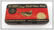 Vintage Al Foss Dry Strip Pork Rind Empty Tin