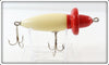 Vintage South Bend Red Head White Midget Woodpecker Lure