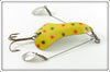 Vintage Creek Chub Yellow Spotted Sinful Sal S-24 Lure