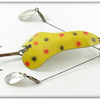 Vintage Creek Chub Yellow Spotted Sinful Sal S-24 Lure