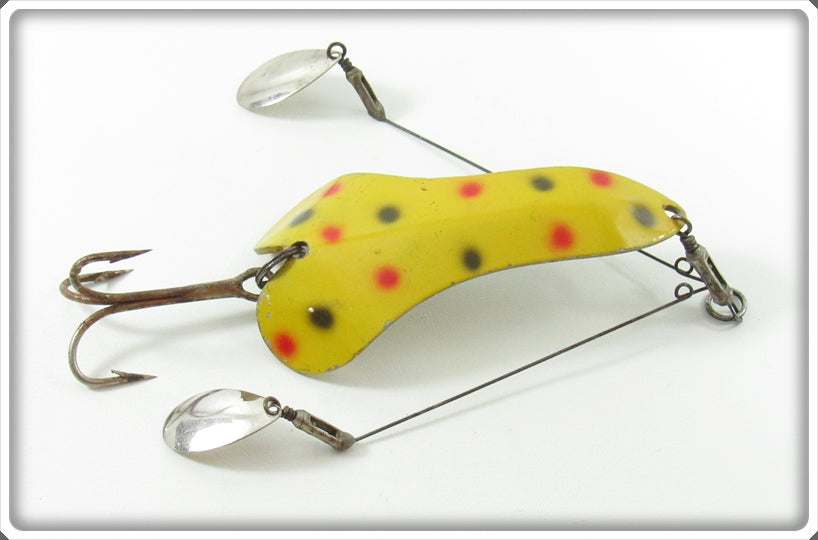 Vintage Creek Chub Yellow Spotted Sinful Sal S-24 Lure