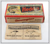Vintage Heddon Black Shore Scissor Tail Empty Box 9830 XBW