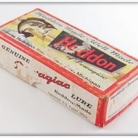 Heddon Red & White Shore Crazy Crawler Empty Box 2120 XRW