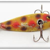 Heddon Yellow With Red & Black Spots 0 Dowagiac Minnow 01