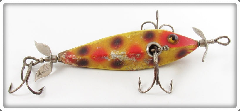 Heddon Yellow With Red & Black Spots 0 Dowagiac Minnow 01