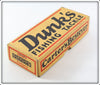 Dunk's Carter Fishing Tackle Old Black Joe In Box