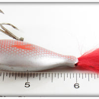 Bill Crowder Red & Silver Scale Plastered Minnow