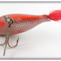 Bill Crowder Red & Silver Scale Plastered Minnow