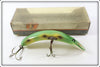 Vintage Paw Paw Frog Spot Flapjack Lure In Box 3632 -3