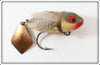 Vintage Heddon Grey Fly Rod Flaptail Bug Lure 710 GR