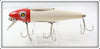 Pflueger White Red Head Mustang In Box 9596