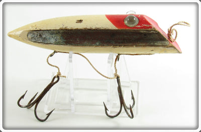 Vintage Ross Red & White Reflecto Salmon Plug Lure