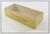 Arbogast Black Silver Scale Plastic Lip Jitterbug In Unmarked Box