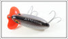 Arbogast Black Silver Scale Plastic Lip Jitterbug In Unmarked Box