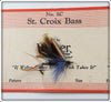 Weber St. Croix Bass Flies On Card In Spider Web Box