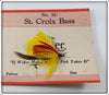 Weber St. Croix Bass Flies On Card In Spider Web Box