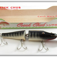 Vintage Creek Chub Black Scale Jointed Pikie In Box 2633 W