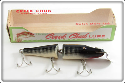 Vintage Creek Chub Black Scale Jointed Pikie In Box 2633 W