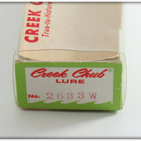 Creek Chub Black Scale Jointed Pikie In Box 2633 W