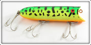 Vintage Heddon Fluorescent Green Crawdad Lucky 13 2500 GRA