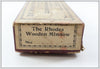 William Shakespeare Rhodes Wooden Minnow In Maroon Box