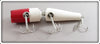 Creek Chub Red Head White Jointed Darter In Box 4902 W