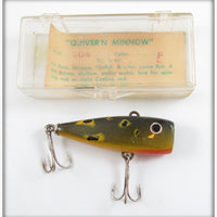 Vintage York Baits Frog Spot Quiver'N Minnow Lure In Box 