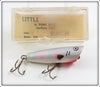 Vintage York Baits Pearl Shad Back Little Butch Lure In Box