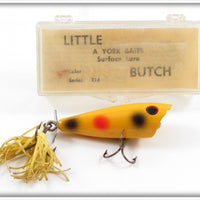 York Baits Yellow Black And Red Spots Little Butch In Box