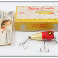 Wood Manufacturing Co Red Head Dipsy Doodle Lure In Box