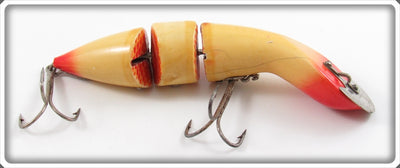 Vintage Heddon Red & White Gamefisher 5502 Lure