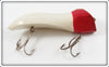 Pflueger White Red Head Wizard Wiggler In Blue Border Box